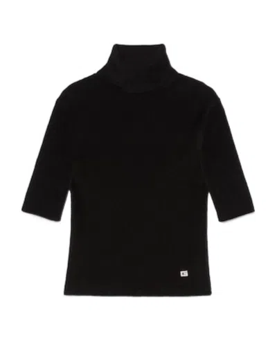 Gucci High-necked Sweater In Black