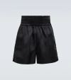 GUCCI HIGH-RISE DUCHESSE SHORTS