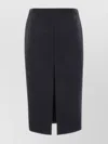Gucci High Waist Wool Blend Skirt