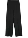 Gucci High-waisted Tailored Suit Pants With Wide-leg Silhouette In Black