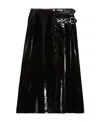 Gucci High-waisted Vinyl Skirt In Black