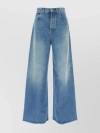 GUCCI HIGH-WAISTED WIDE-LEG DENIM TROUSERS