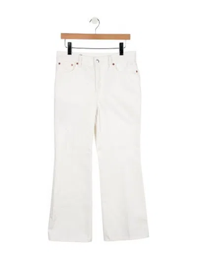 Pre-owned Gucci High-rise Flared Jeans W/ Tags In White