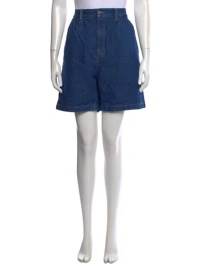 Pre-owned Gucci High-rise Wide Leg Jeans In Blue
