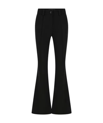 Gucci High-waisted Flared Trousers In Orange