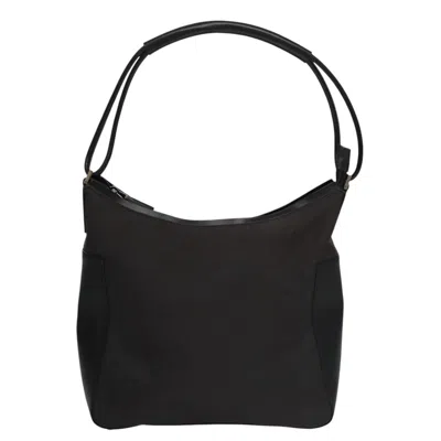 Pre-owned Gucci Hobo Black Canvas Shoulder Bag ()