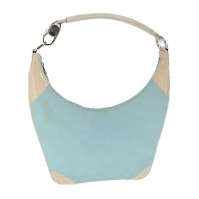 Pre-owned Gucci Hobo Blue Canvas Shoulder Bag ()