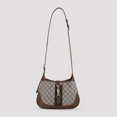 Gucci Hobo Jackie 1961 Handbag In Be.ebon Br.sugar