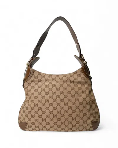 Gucci Hobo Undershoulder Horsebit Gg Supreme Brown