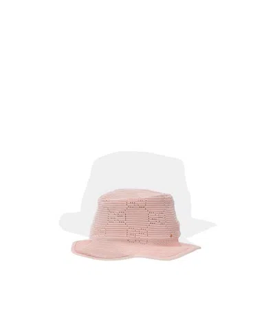 Gucci Hollow Crocheted Bucket Hat In Multi