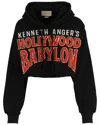 Gucci Slogan-print Cropped Hoodie