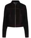 Gucci Viscose Canvas Bomber Jacket