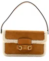 Gucci Honey Milk Beige Suede Horsebit Mini 1955 Shoulder Bag (authentic Pre-  Loved)