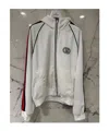 Gucci Hooded Long-sleeved Hoodie In Gray