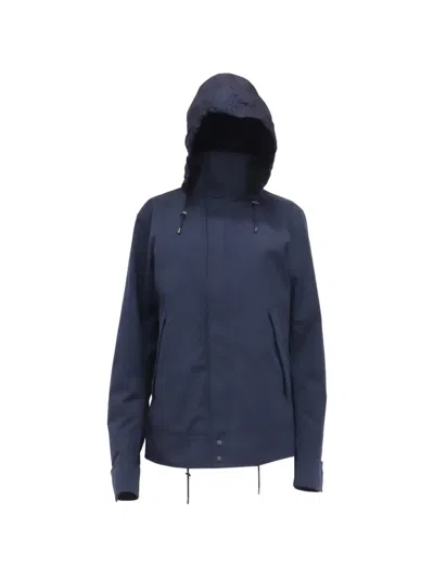 Pre-owned Gucci Hooded Parka Jacket In Blue