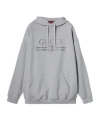 Gucci Hooded Sweatshirt Front Pocket In Gray