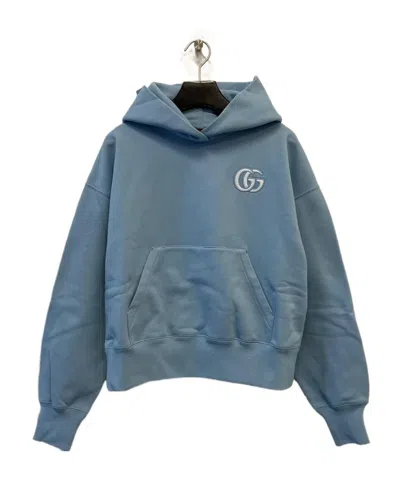 Gucci Hooded Sweatshirt In Blue