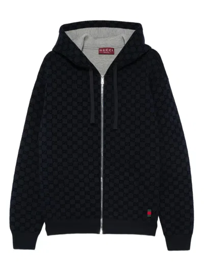 GUCCI HOODED VISCOSE SWEATSHIRT