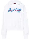 Gucci Logo-print Hoodie In Beige