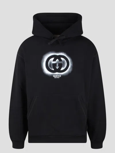 Gucci Hoodie In Black