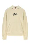 Gucci Hooded Teddy Sweatshirt Kangaroo Pocket In Neutral