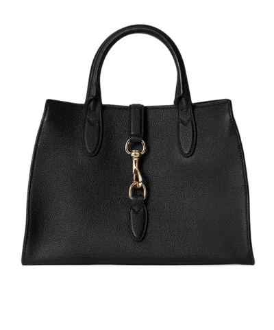 Gucci Small Jackie Tote Bag In Black