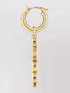 Gucci Hoop Earrings Featuring Drop Detail In Gold
