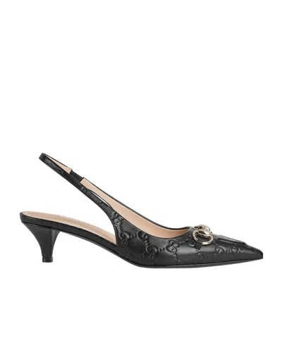 GUCCI GUCCI HORSEBIT SLINGBACK PUMP