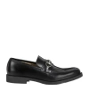 Gucci Horse-decorated Loafers In Black