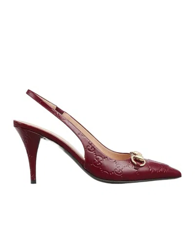 GUCCI 85MM HORSEBIT PUMPS
