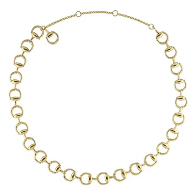 Gucci Horsebit 18ct Yellow Gold Chain Necklace