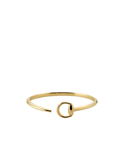 Gucci Horsebit 18k Bangle Bracelet In Gold