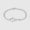 Gucci Horsebit 18k Diamond Bracelet In Metallic