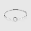 Gucci Horsebit 18k Diamond Cuff Bracelet In Metallic
