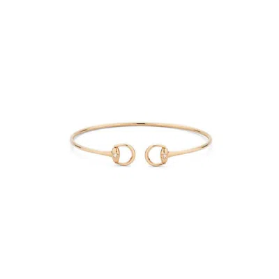Gucci Horsebit 18k Rose Gold Diamond Cuff Bracelet - Yba837620001 In ["pink","gold Tone","rose Gold Tone"]