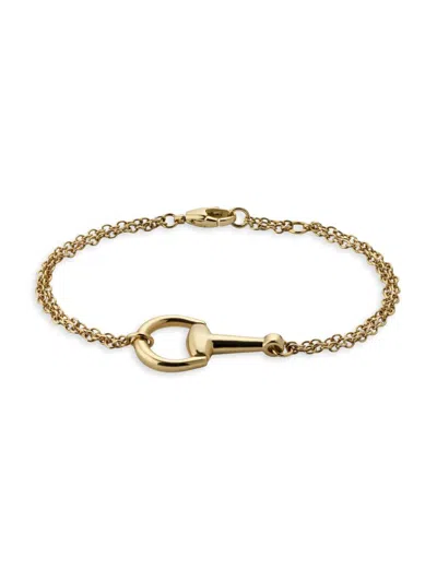 Gucci Horsebit 18k Yellow Gold Chain Bracelet