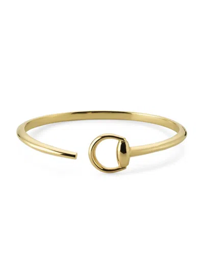 Gucci Horsebit 18k Yellow Gold Cuff
