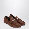 Gucci Horsebit 1953 Brown Suede Loafer