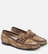 Gucci Jordaan Fabric Loafers In Multicoloured