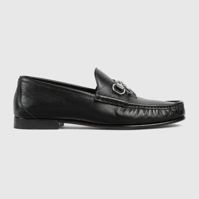 Gucci Men's Horsebit 1953 Loafer With Charm In Black