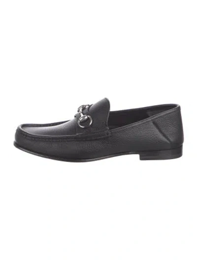 Pre-owned Gucci Horsebit 1953 Horsebit Accent Loafers In Black