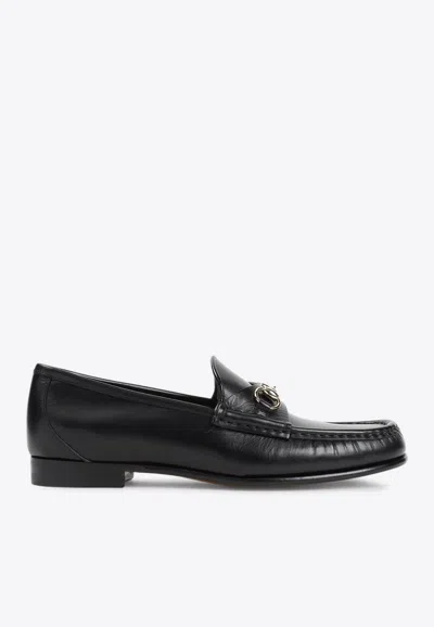 Gucci Horsebit 1953 Leather Loafers In Black
