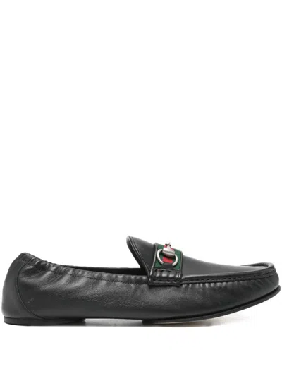 Gucci Asics Multicolour Synthetic Leather Sneakers In Black