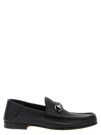 Gucci Men Horsebit Moccasin 1953 In Black