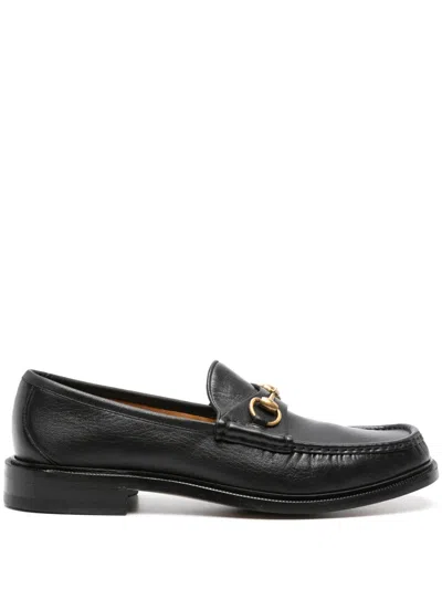 Gucci 50mm 1953 Horsebit Leather Loafers In Black
