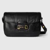 Gucci Horsebit 1955 Aura Medium Shoulder Bag In Black