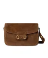Gucci Horsebit 1955 Aura Medium Shoulder Bag In Brown