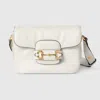 Gucci Horsebit 1955 Aura Mini Shoulder Bag In White