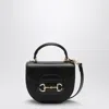Gucci Elegant Mini Horsebit Handbag 18x15x6.5 Cm In Black
