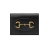 Gucci Horsebit 1955 Card Case Wallet In Schwarz